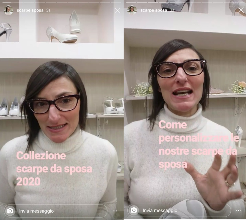 storia di IG che dà consigli