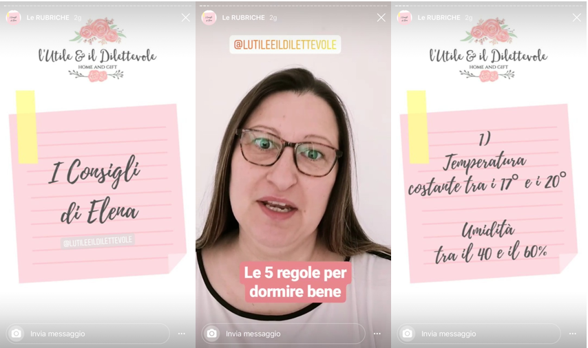 Come usare storie di Instagram per rubrica