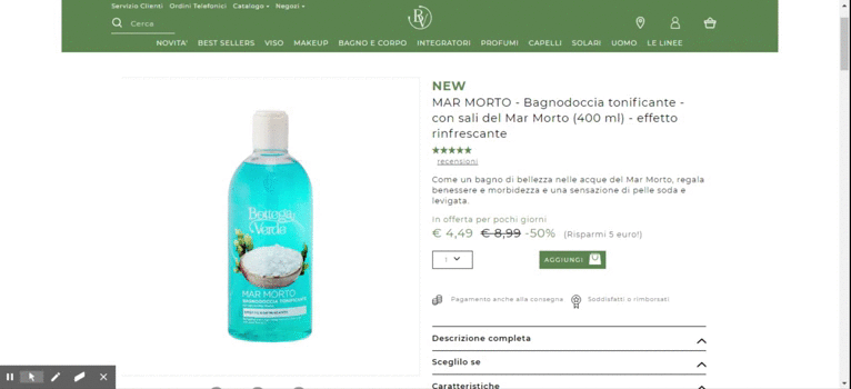 Cross selling per ecommerce