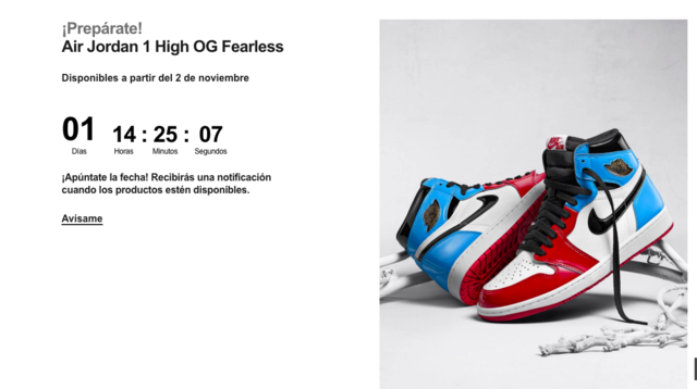 CountDown di Zalando per prodotto in arrivo