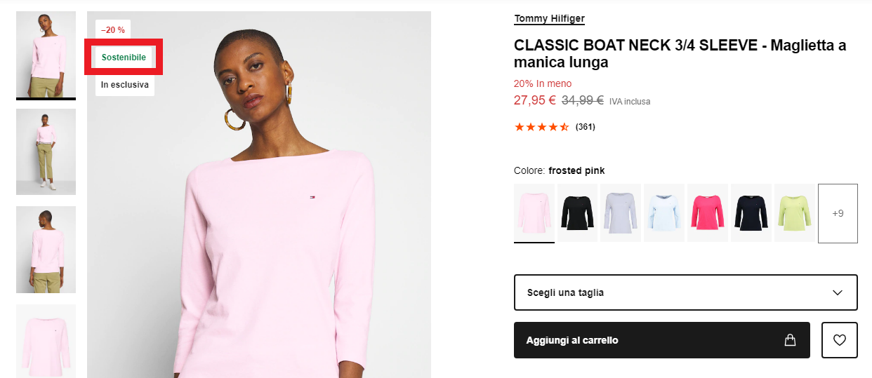 Prodotti biologici Zalando